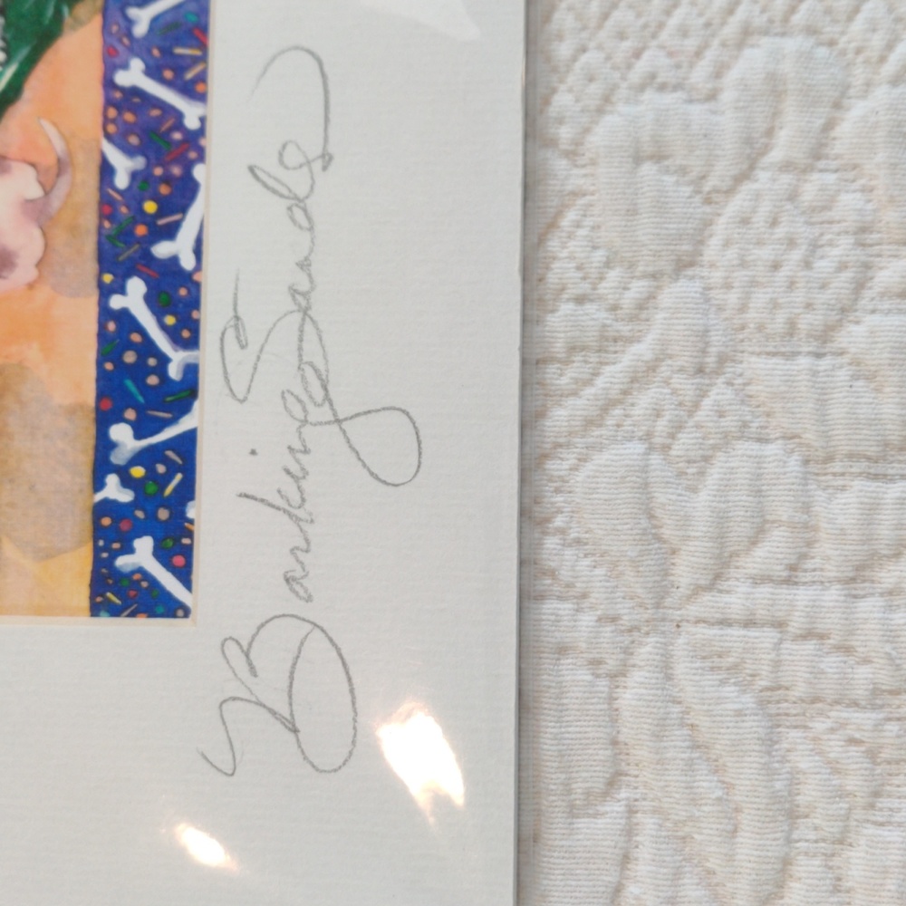 Joanna Carolan Barking Sands Watercolor Print Signed by Artist - Picture 3 of 9